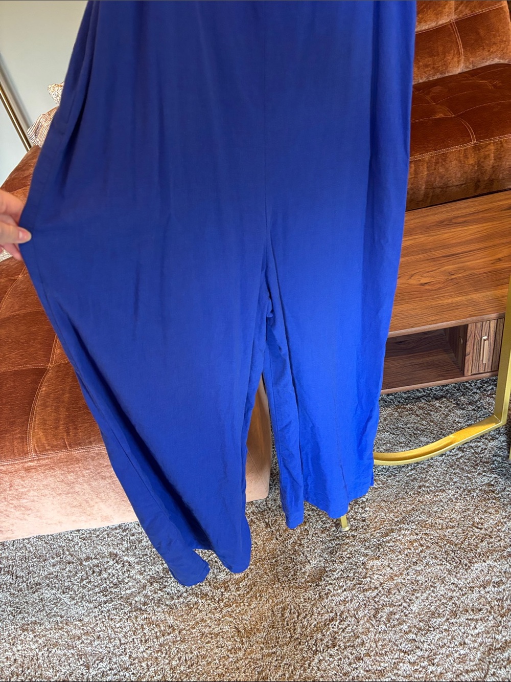 Blue Women's Spaghetti-Strap Jumper - Picture 4 of 4